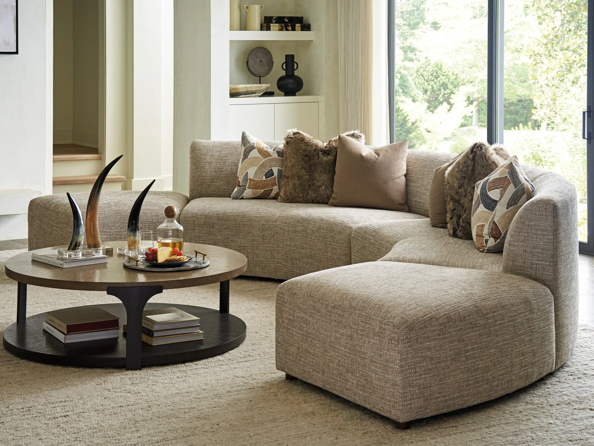Alston Wedge Ottoman