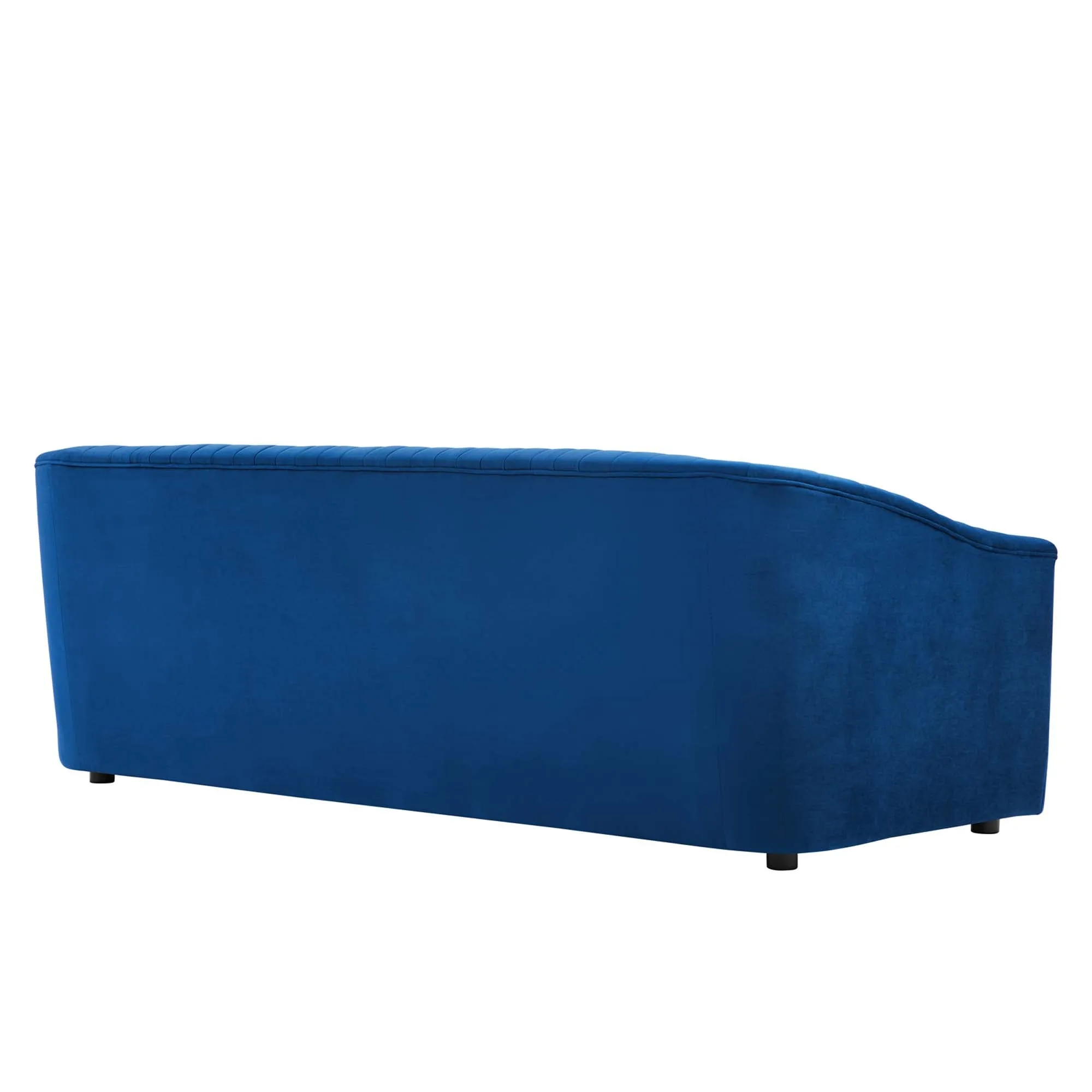 Announce Performance Velvet Channel Tufted Sofa by Modway