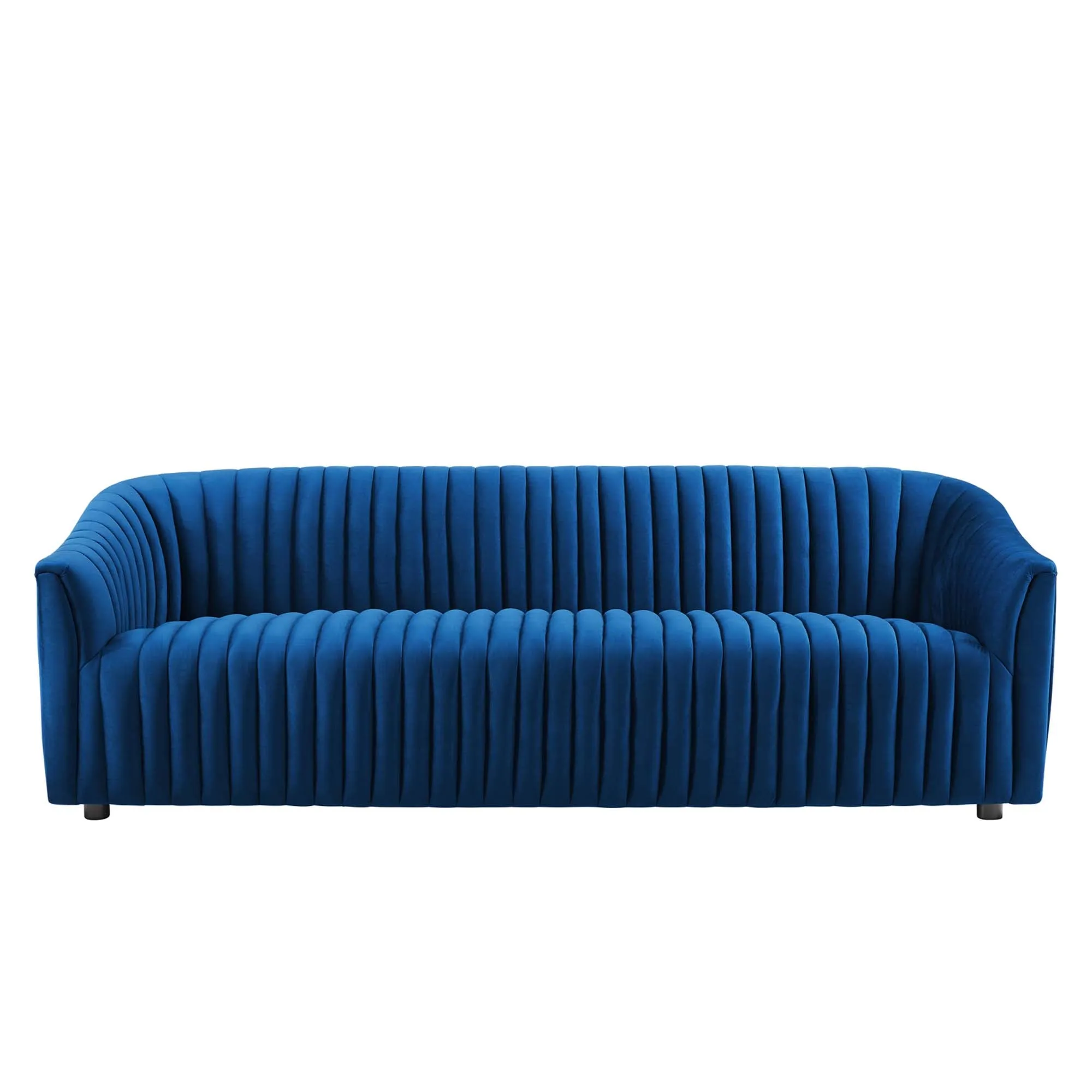 Announce Performance Velvet Channel Tufted Sofa by Modway