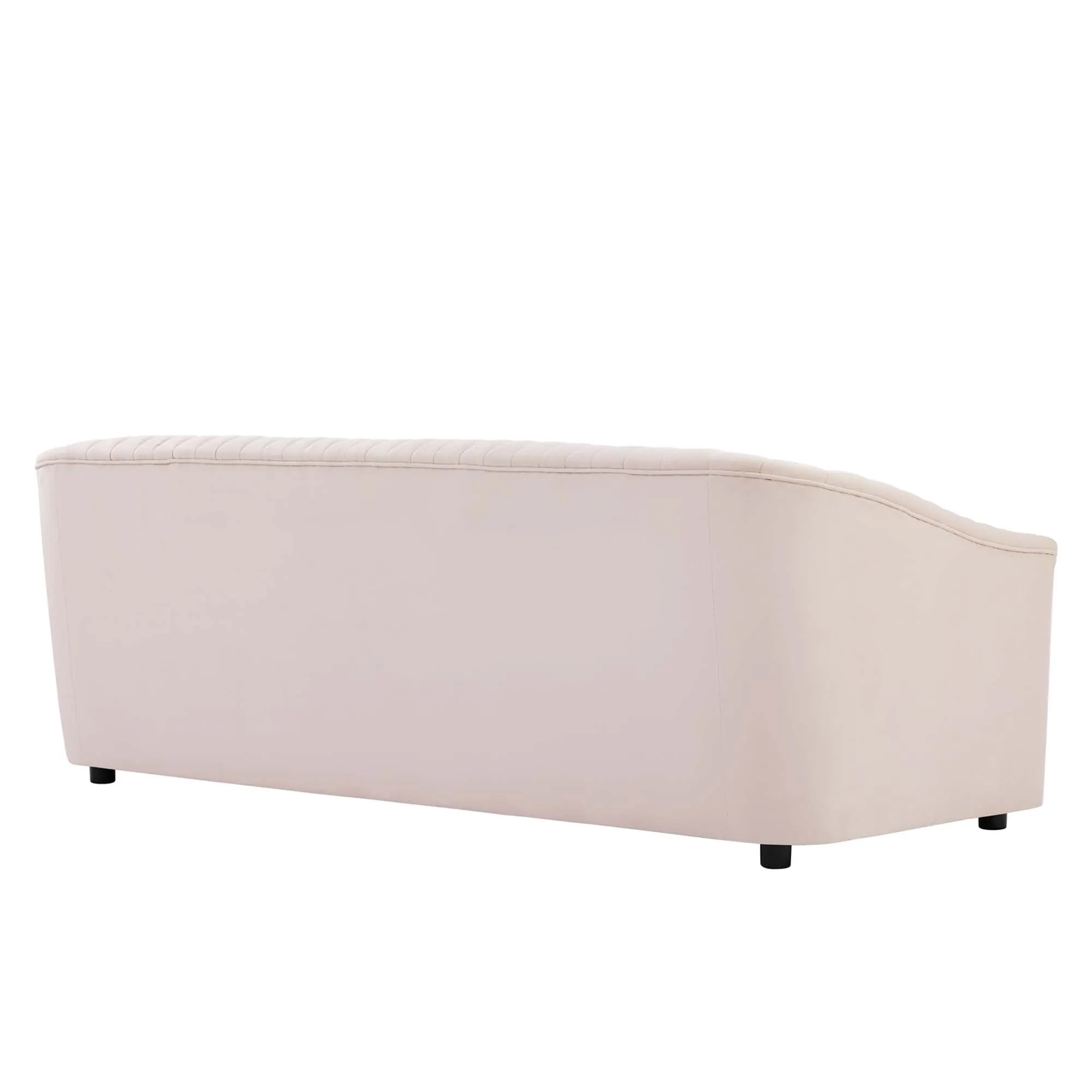 Announce Performance Velvet Channel Tufted Sofa by Modway