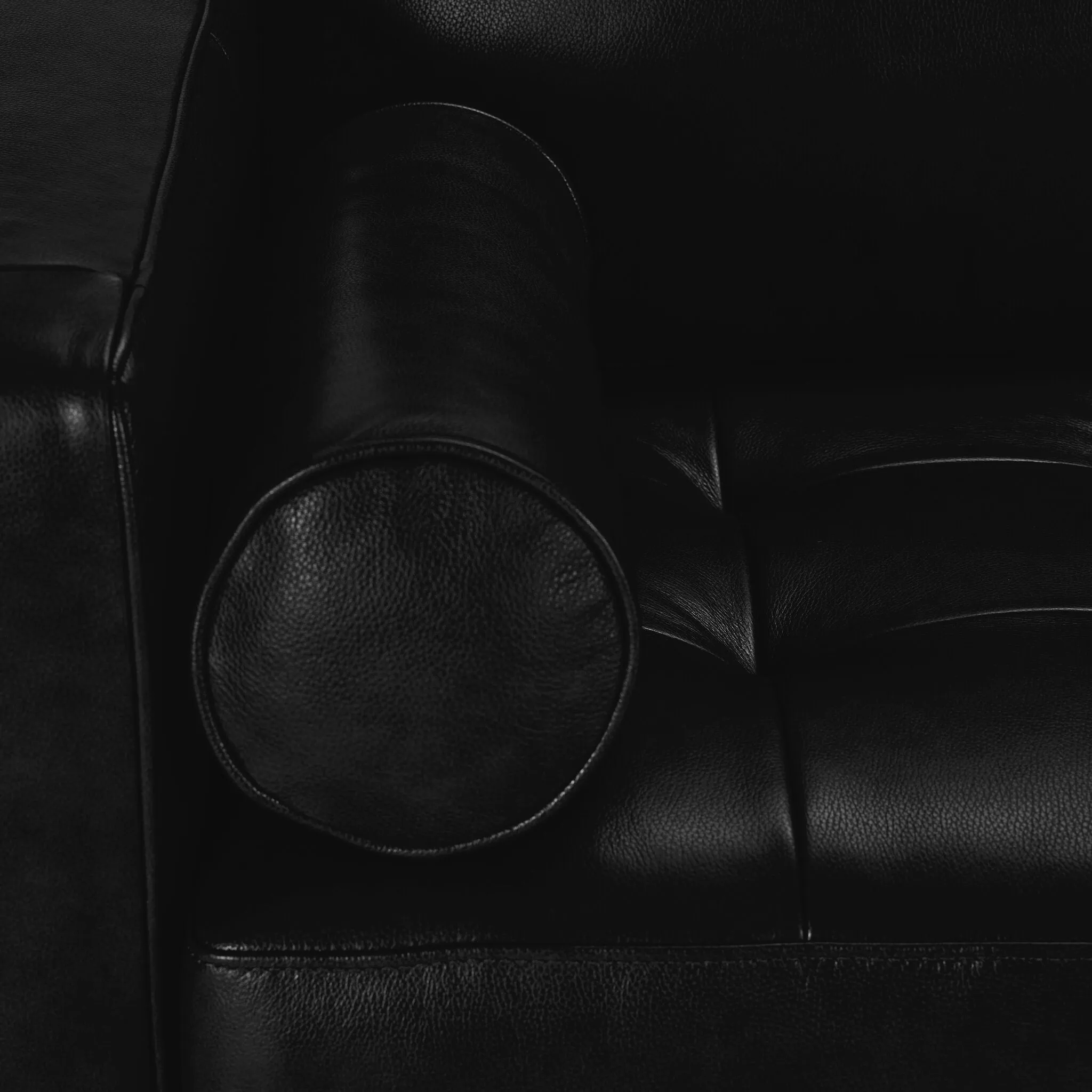 Bari Leather Sofa and Loveseat Set - Black