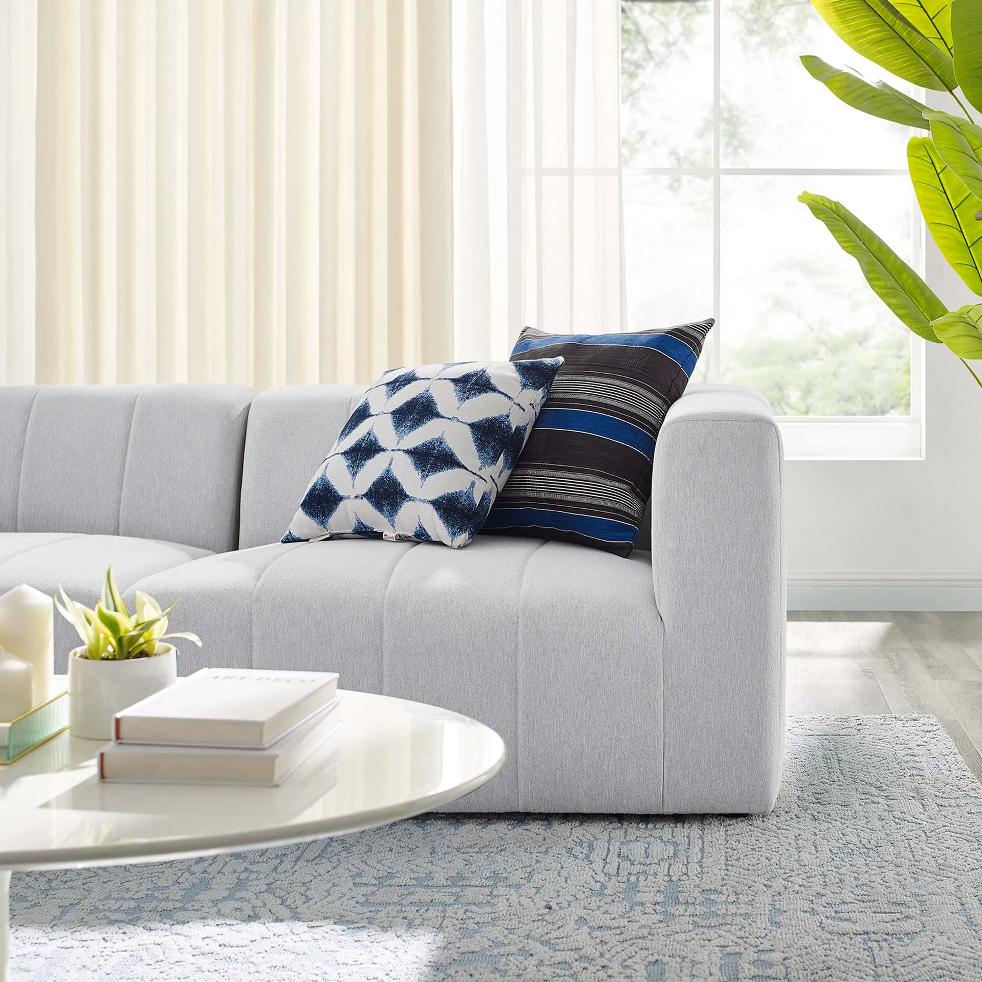 Bartlett Upholstered Fabric 2-Piece Loveseat by Modway