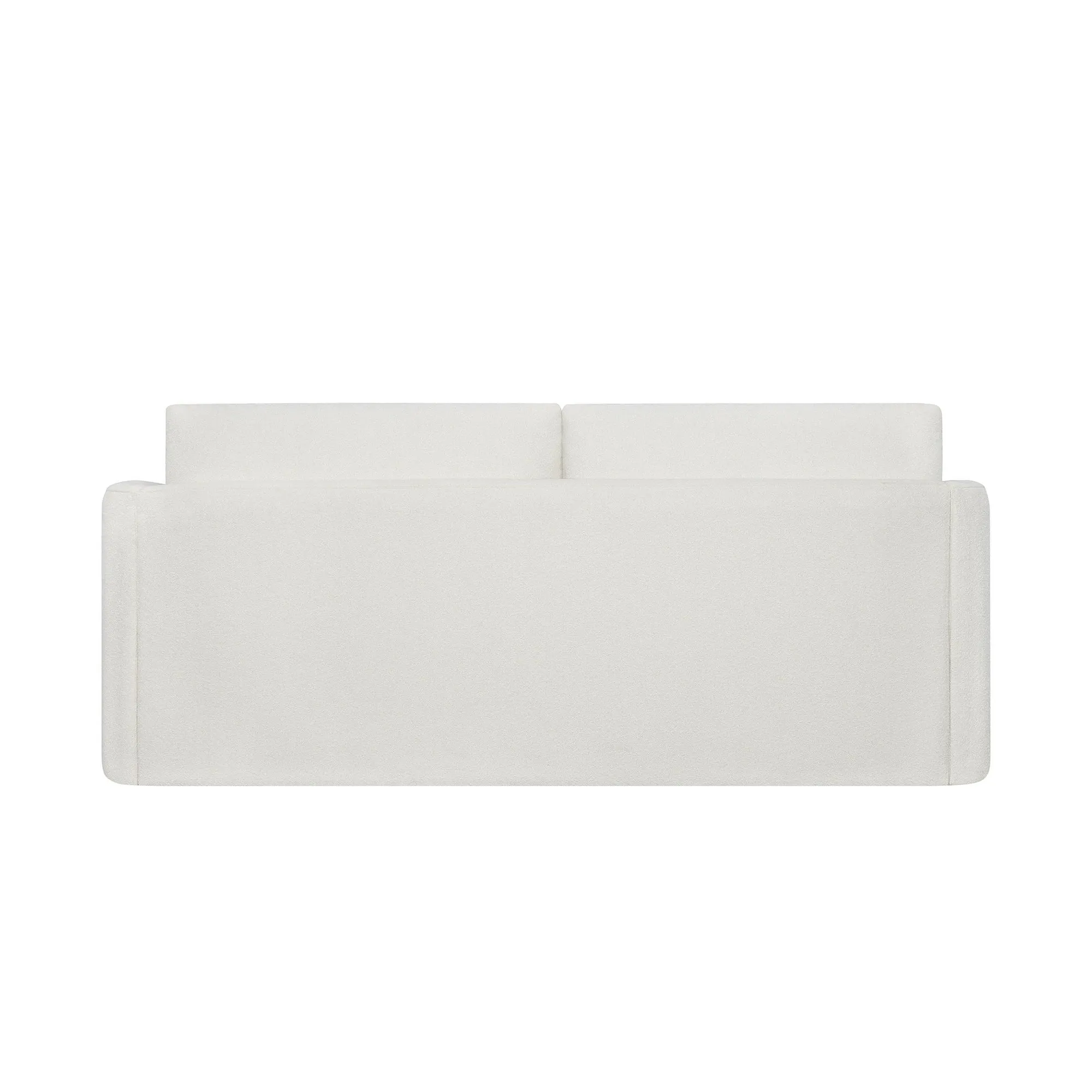 Beautiful LS-BT-019 Drew Small Space Sofa, Cream