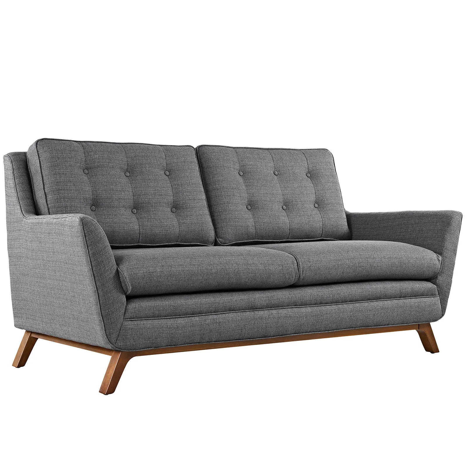 Beguile Living Room Set Upholstered Fabric Set of 2 by Modway