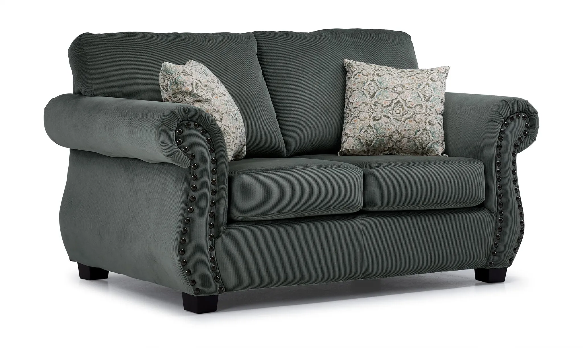 Brooklyn Sofa and Loveseat Set - Green