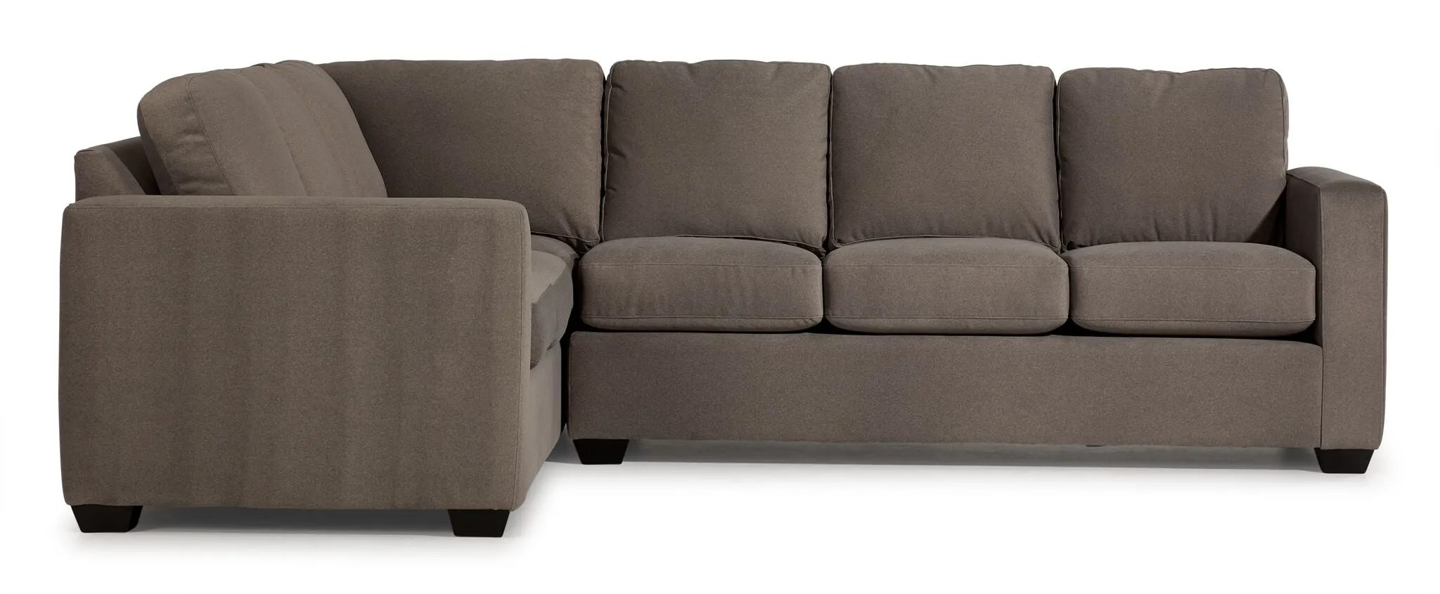 Caleb 2-Piece Sectional with Right-Facing Sofa - Arlo Brown