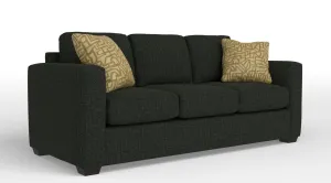Caleb Queen Sofa Bed with Innerspring Mattress - Bondi Dark Grey