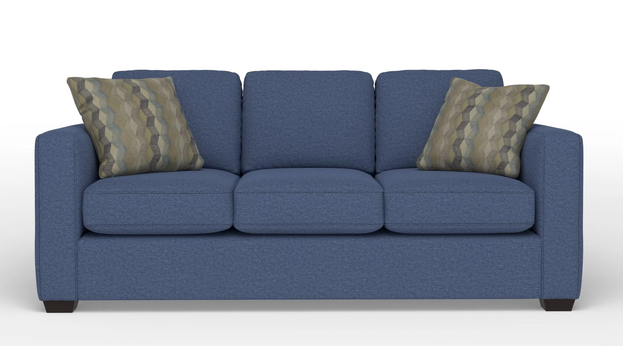 Caleb Queen Sofa Bed with Innerspring Mattress - Cabana Blue
