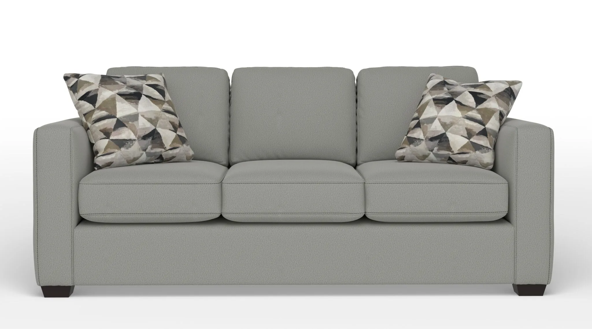 Caleb Queen Sofa Bed with Innerspring Mattress - Jacob Light Grey