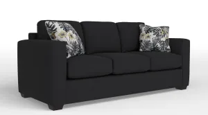 Caleb Queen Sofa Bed with Innerspring Mattress - Lido Dark Grey
