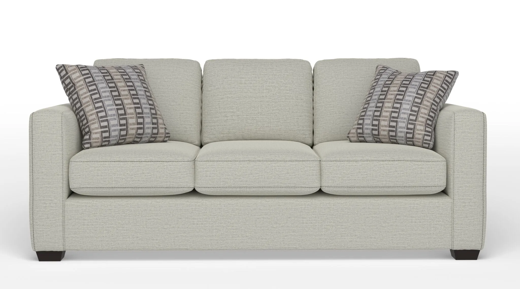 Caleb Queen Sofa Bed with Innerspring Mattress - Safari Cream