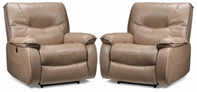 Canton 2-Pack of Power Recliners - Taupe