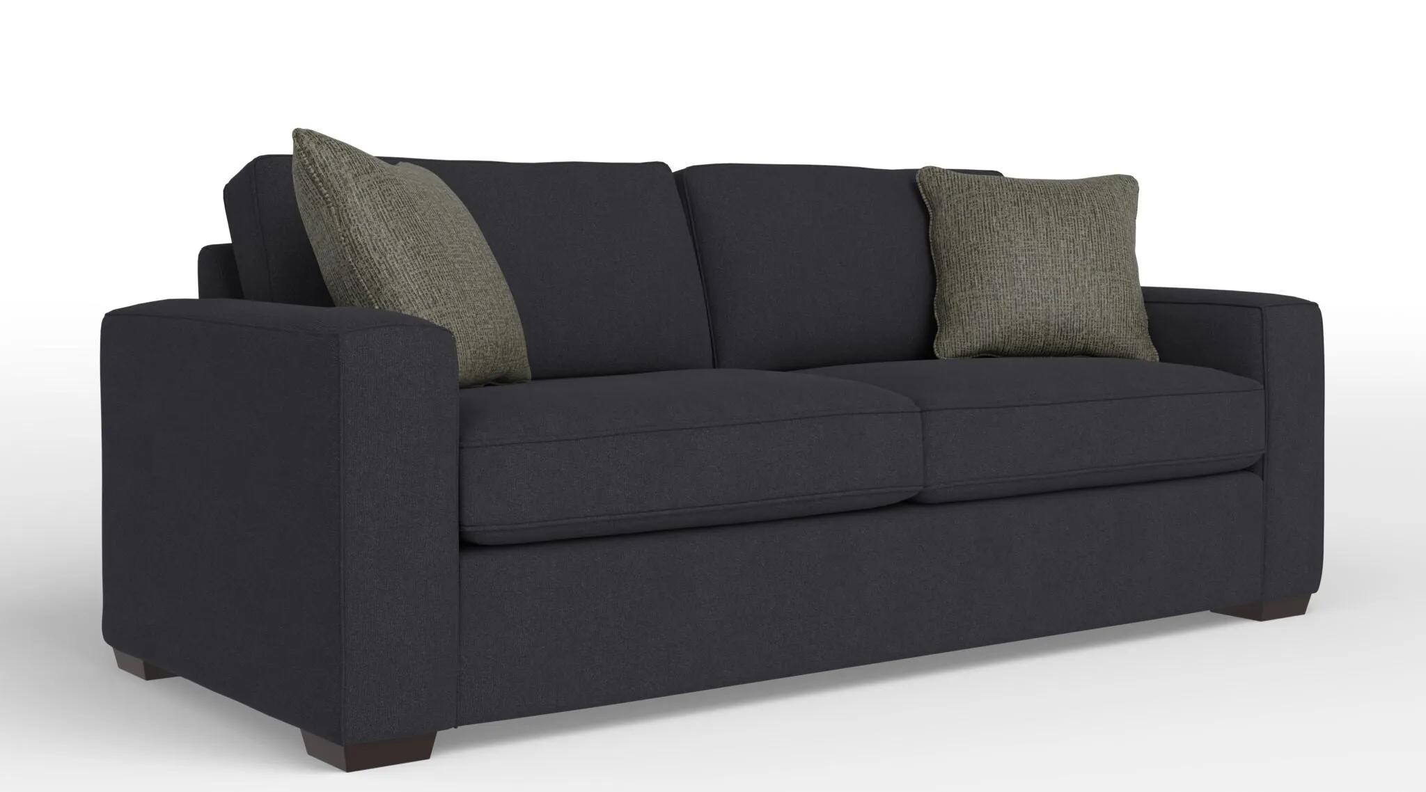 Celeste Queen Sofa Bed with Innerspring Mattress - Cabana Dark Grey