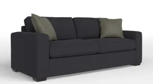 Celeste Queen Sofa Bed with Innerspring Mattress - Cabana Dark Grey