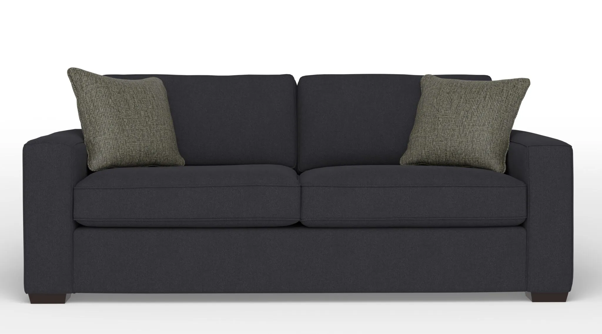 Celeste Queen Sofa Bed with Innerspring Mattress - Cabana Dark Grey