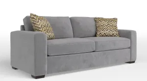 Celeste Queen Sofa Bed with Innerspring Mattress - Cabana Grey