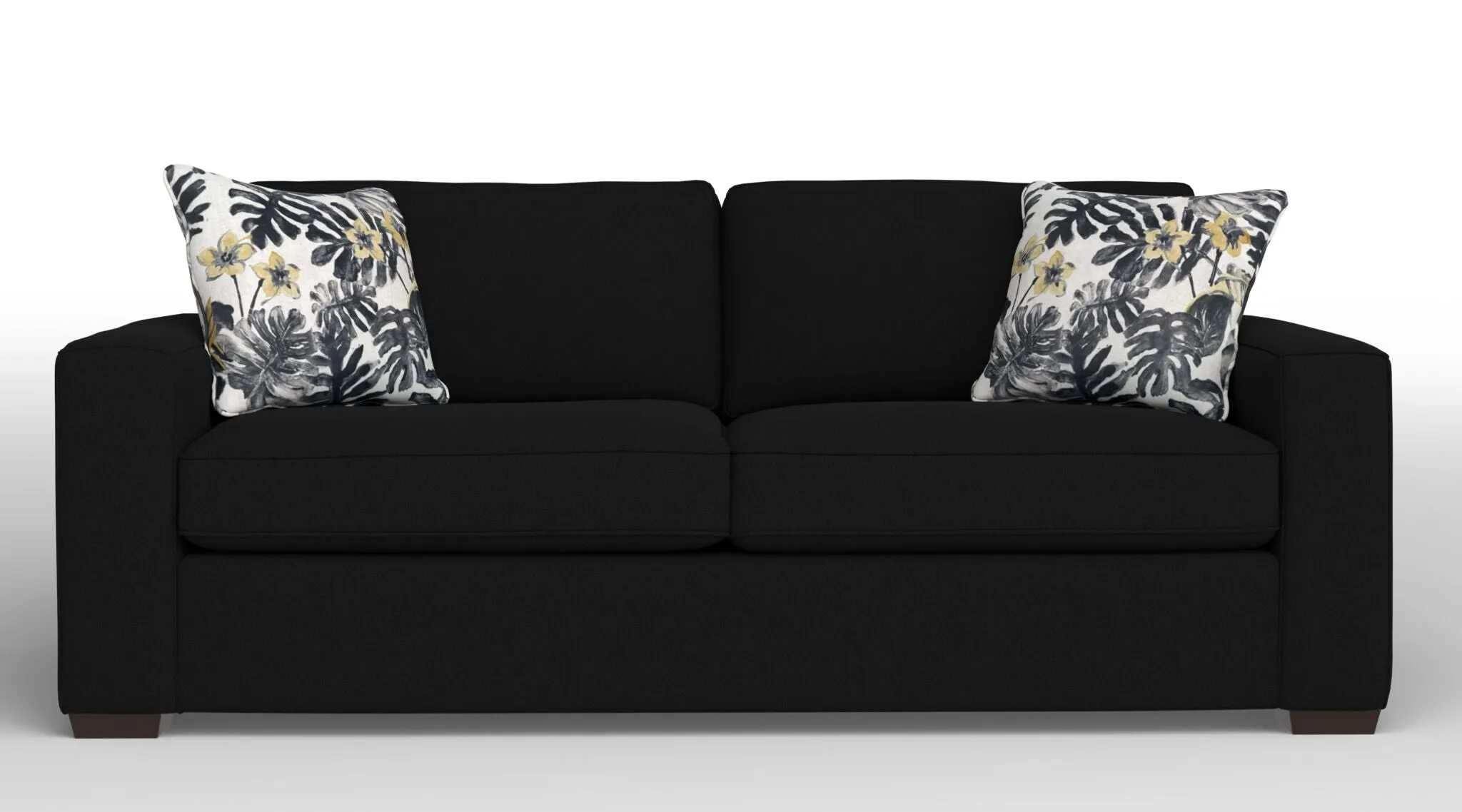 Celeste Queen Sofa Bed with Innerspring Mattress - Jacob Dark Grey