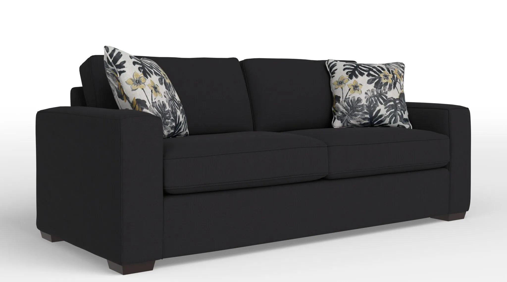 Celeste Queen Sofa Bed with Innerspring Mattress - Lido Dark Grey