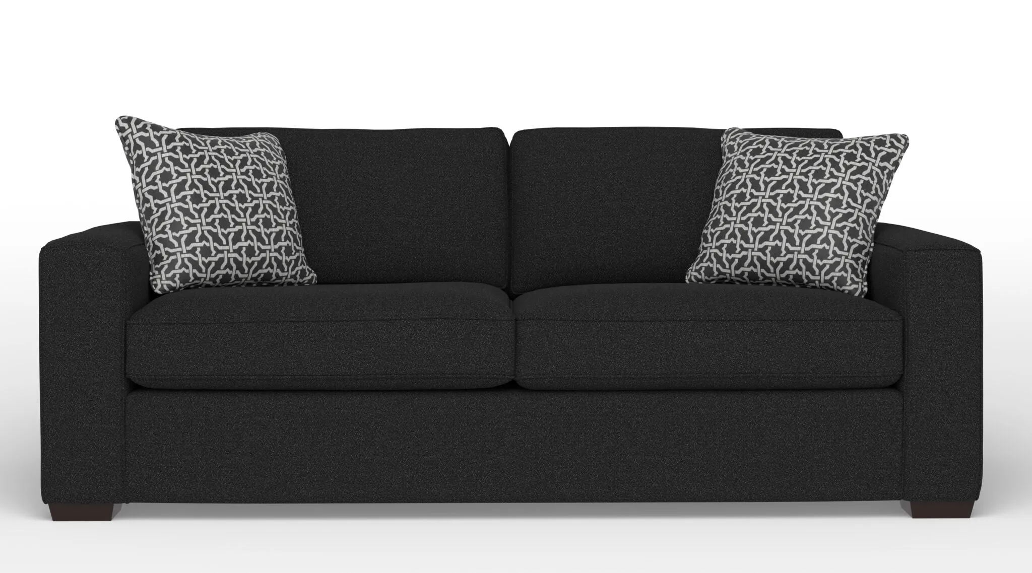 Celeste Queen Sofa Bed with Innerspring Mattress - Sutton Black
