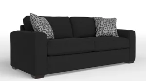 Celeste Queen Sofa Bed with Innerspring Mattress - Sutton Black