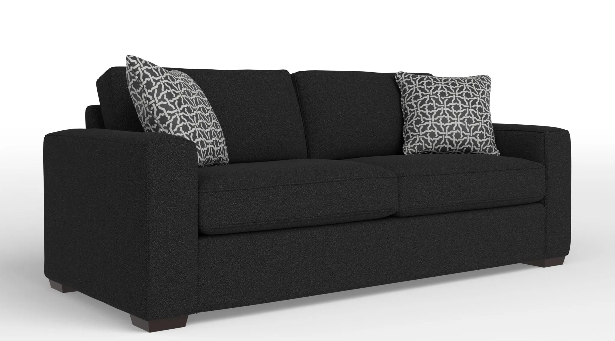 Celeste Queen Sofa Bed with Innerspring Mattress - Sutton Black