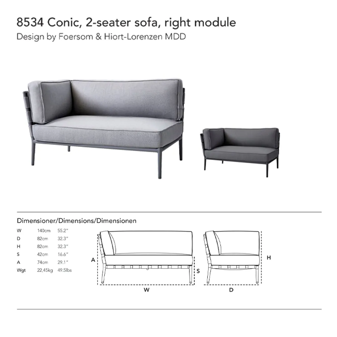 Conic Pre-configured Sofa - Setup 1