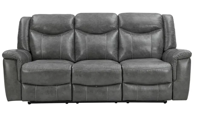 Conrad Upholstered Motion Sofa Cool Grey SOFA LOVE Seat