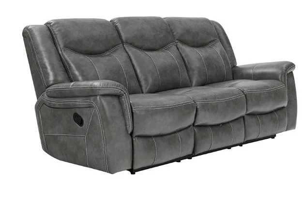 Conrad Upholstered Motion Sofa Cool Grey SOFA LOVE Seat
