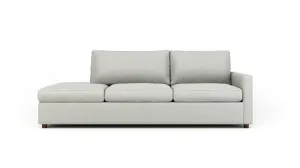 Couch Potato Lite Sofa with Bumper (Extra Deep) (75",Bumper On Right,Extra Deep)