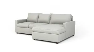 Couch Potato Lite Sofa with Chaise (Extra Deep) (95",Chaise 43" x 71",Chaise On Left,Extra Deep)