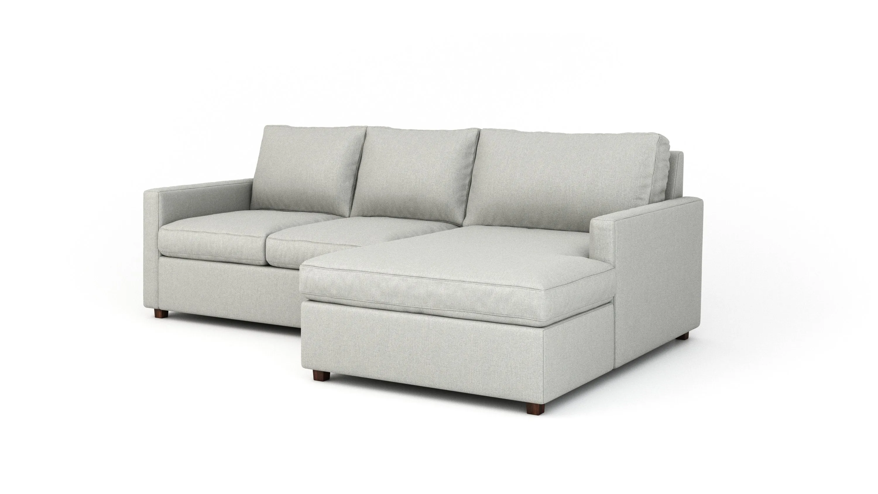 Couch Potato Lite Sofa with Chaise (Extra Deep) (95",Chaise 43" x 71",Chaise On Left,Extra Deep)