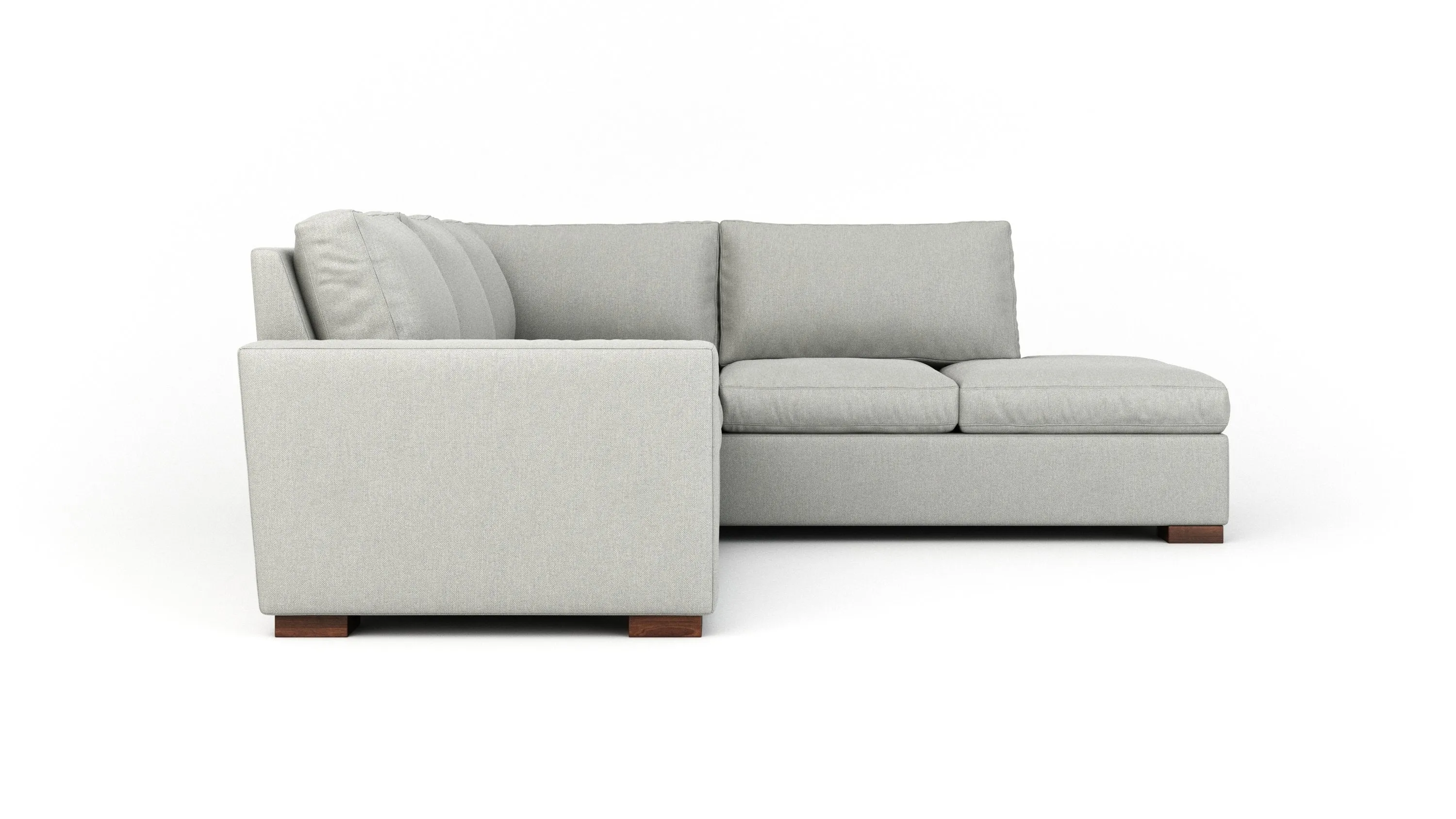 Couch Potato Sectional with Bumper (Extra Deep)