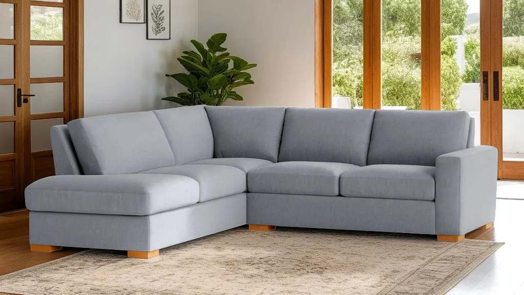 Couch Potato Sectional with Bumper (Extra Deep)