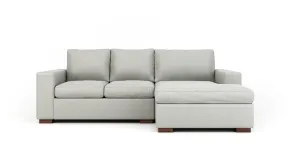 Couch Potato Sofa with Chaise (Extra Deep) (100",Chaise 43" x 66",Chaise On Right,Extra Deep)