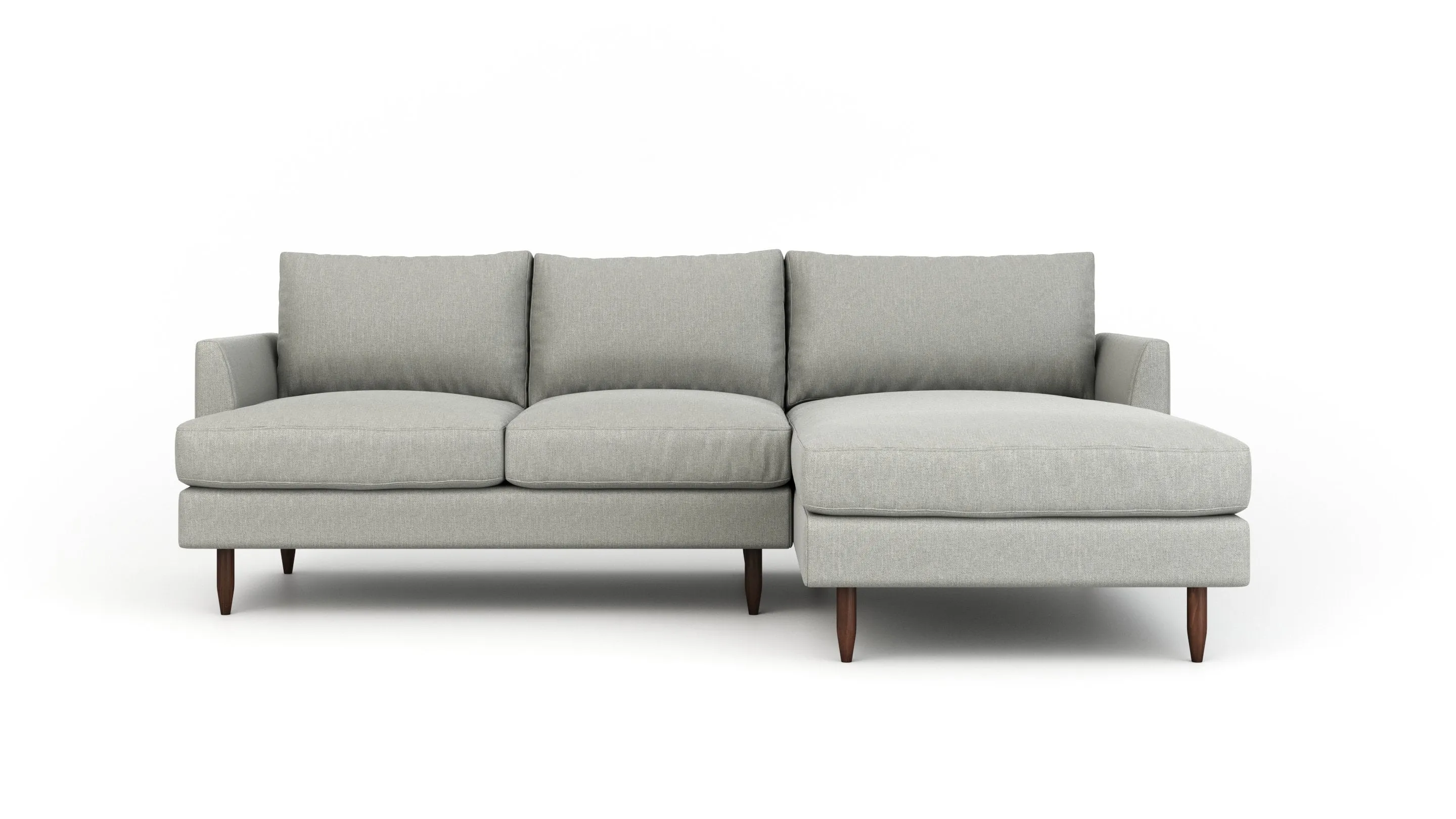 Crowd Pleaser Sofa With Chaise (90",Chaise 37" x 68",Chaise On Left)