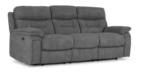 Dawson Power Reclining Sofa - Silver Grey