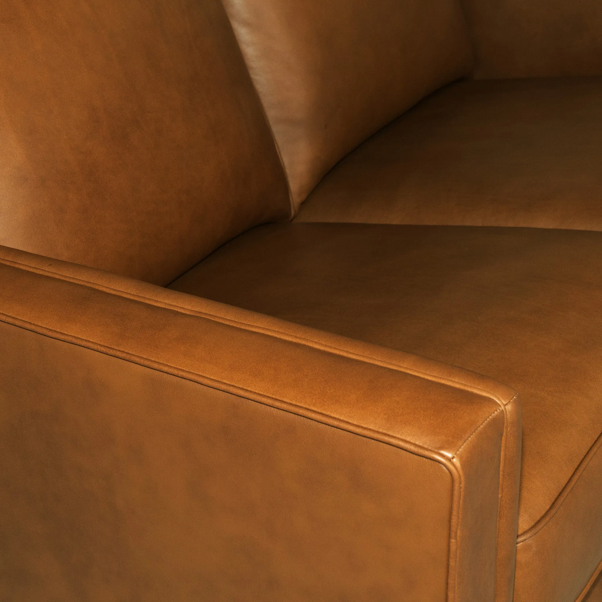 Finley Leather Power Inclining Sofa