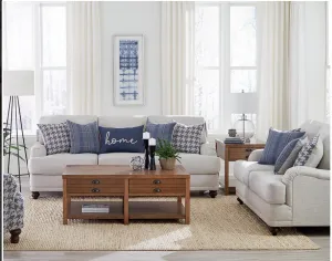 Glenn Living Room Set Light Grey
