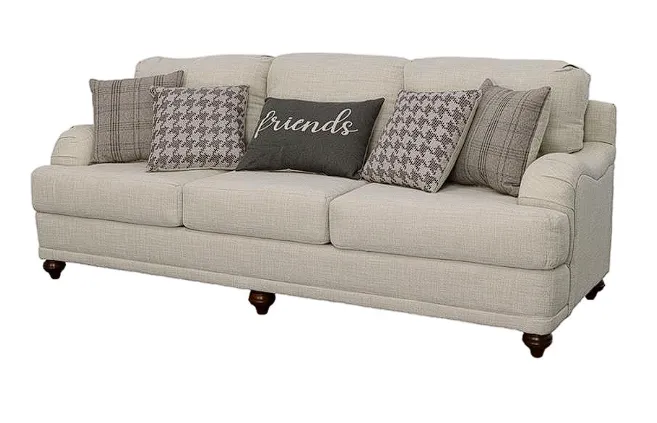 Glenn Living Room Set Light Grey