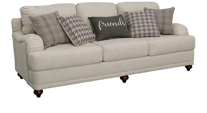 Glenn Living Room Set Light Grey