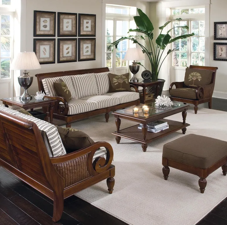 GRAND VIEW SOFA SET (Coffee Frame Beige)