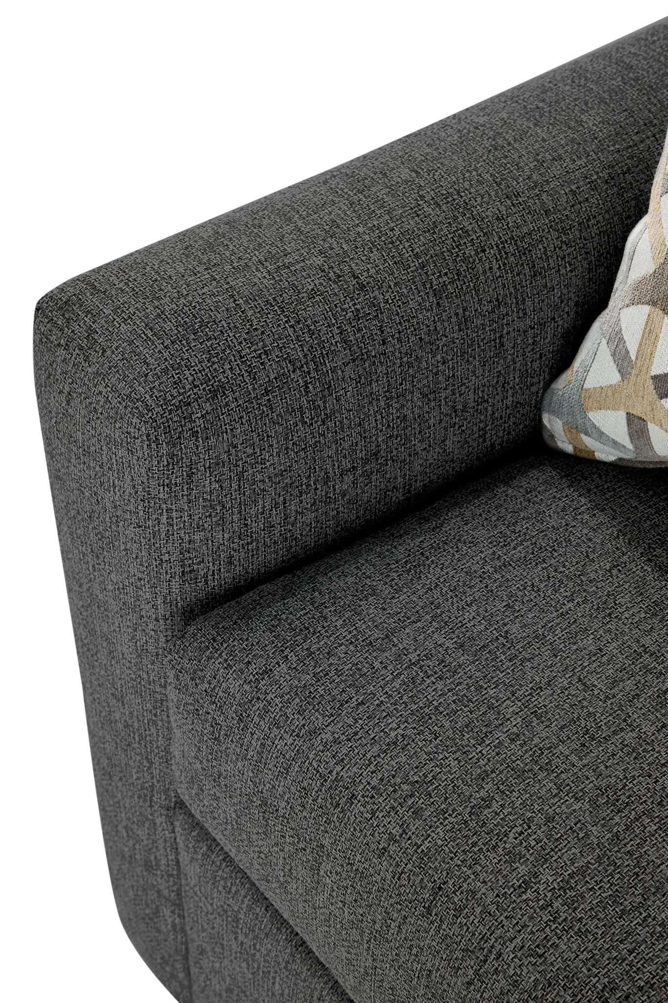 Harper Full Sofa Bed with Memory Foam Mattress - Charcoal