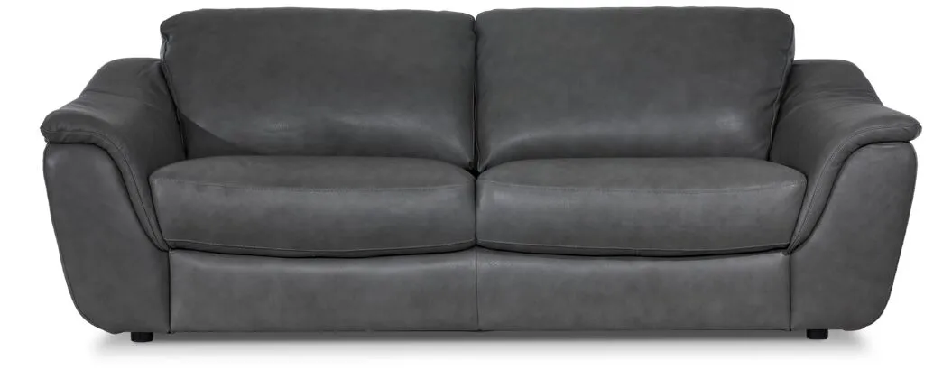 Harris Leather Sofa - Grey