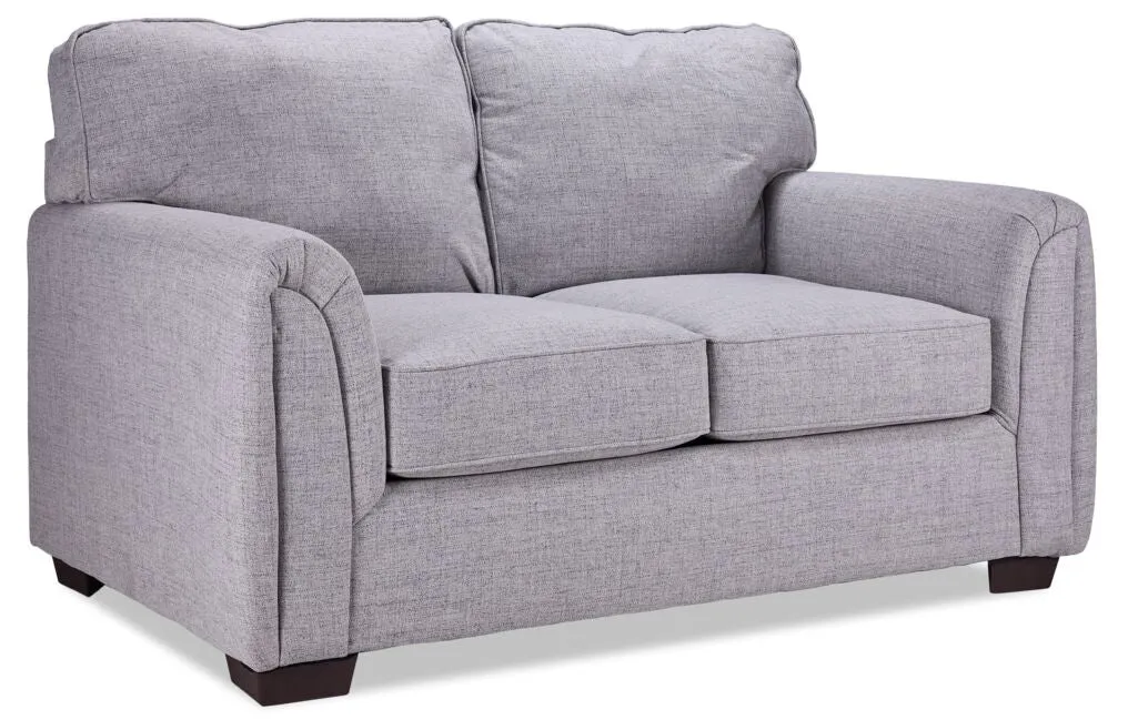 Julie Sofa and Loveseat Set - Grey