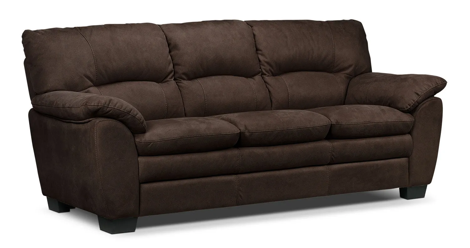 Kelleher Sofa and Chair Set - Walnut