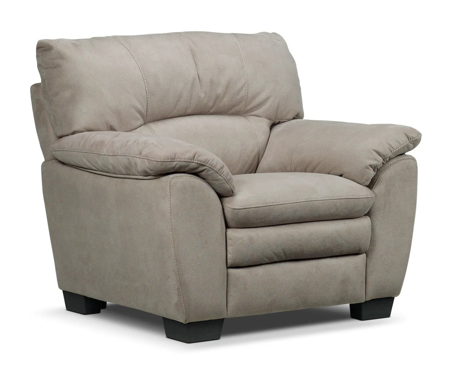 Kelleher Sofa, Loveseat and Chair Set - Silver Grey