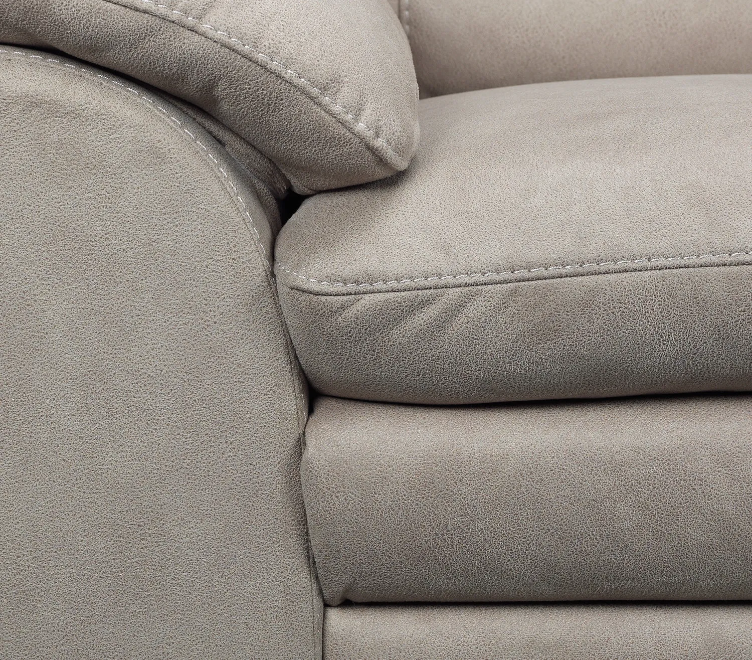 Kelleher Sofa, Loveseat and Chair Set - Silver Grey