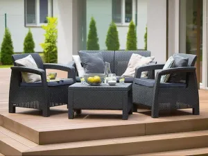 Keter Corfu Outdoor Lounge Set