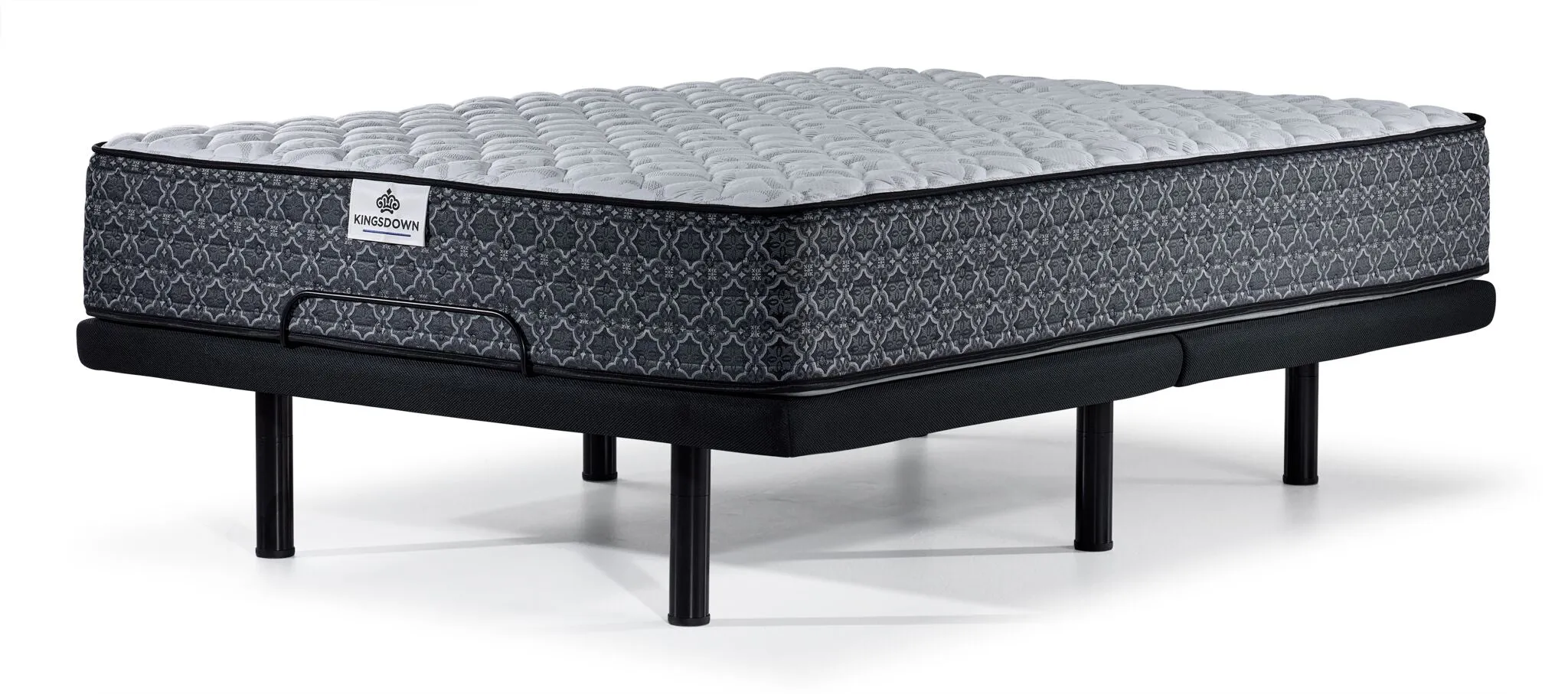 Kingsdown Oxford Firm Tight Top Queen Mattress and L2 Motion Pro Adjustable Base