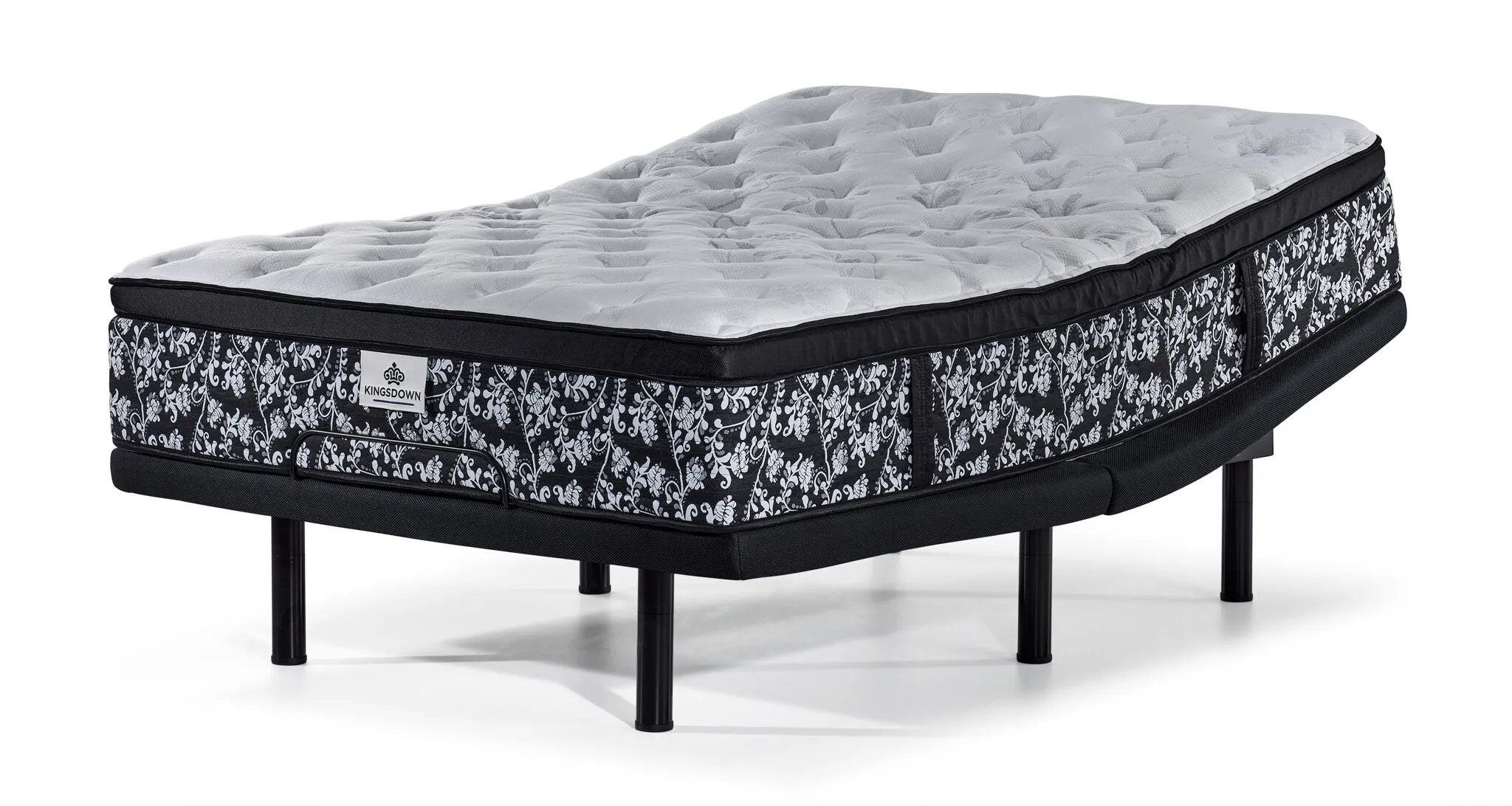 Kingsdown Regalia King Euro Top Firm Mattress and L2 Motion Pro Adjustable Base